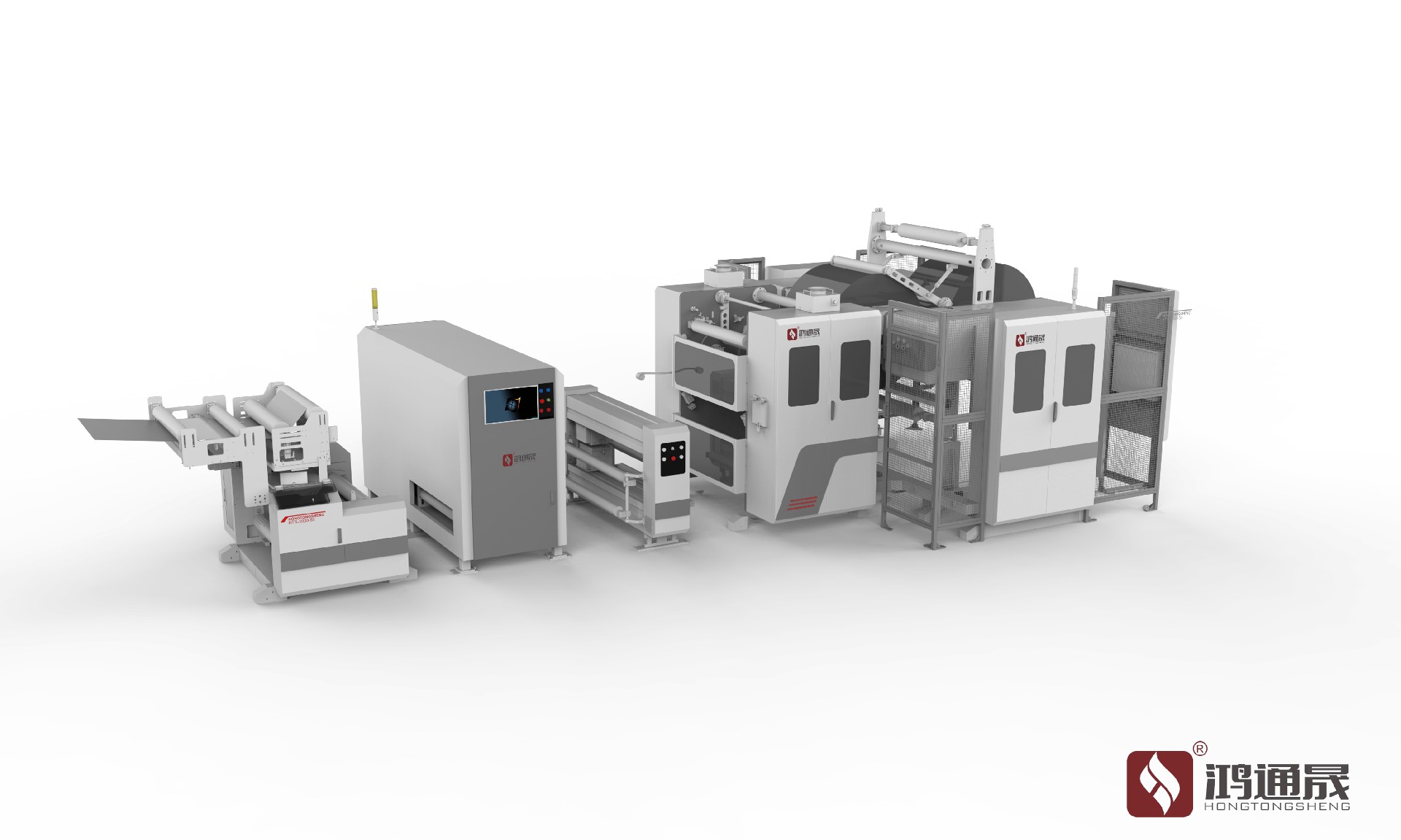 Double layer high-speed extrusion coating machine